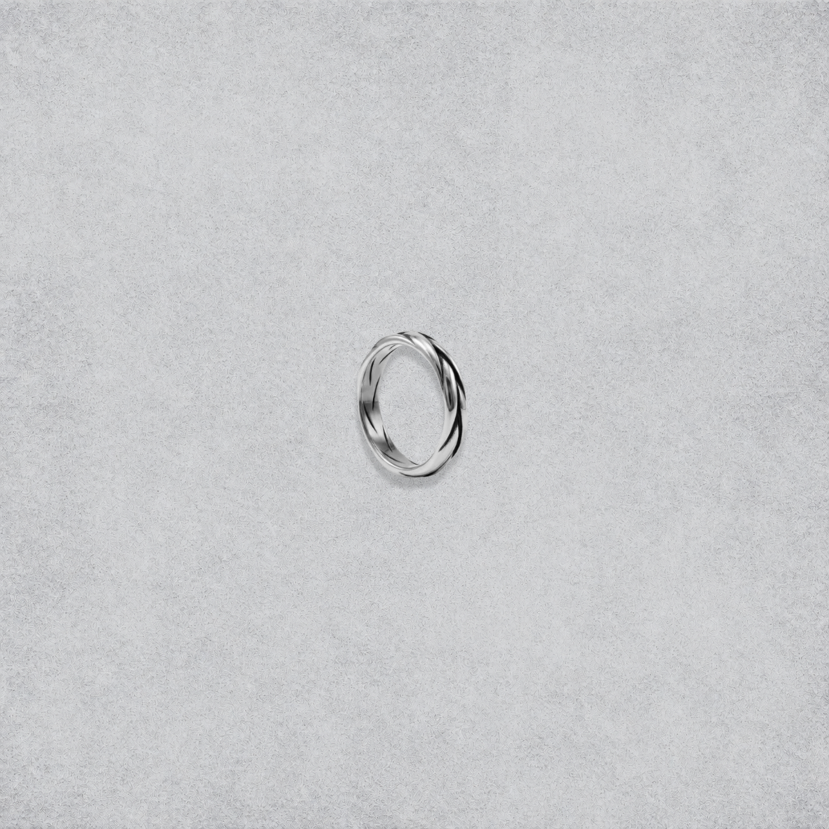 Intertwined Silver Ring | Twisted Band Ring