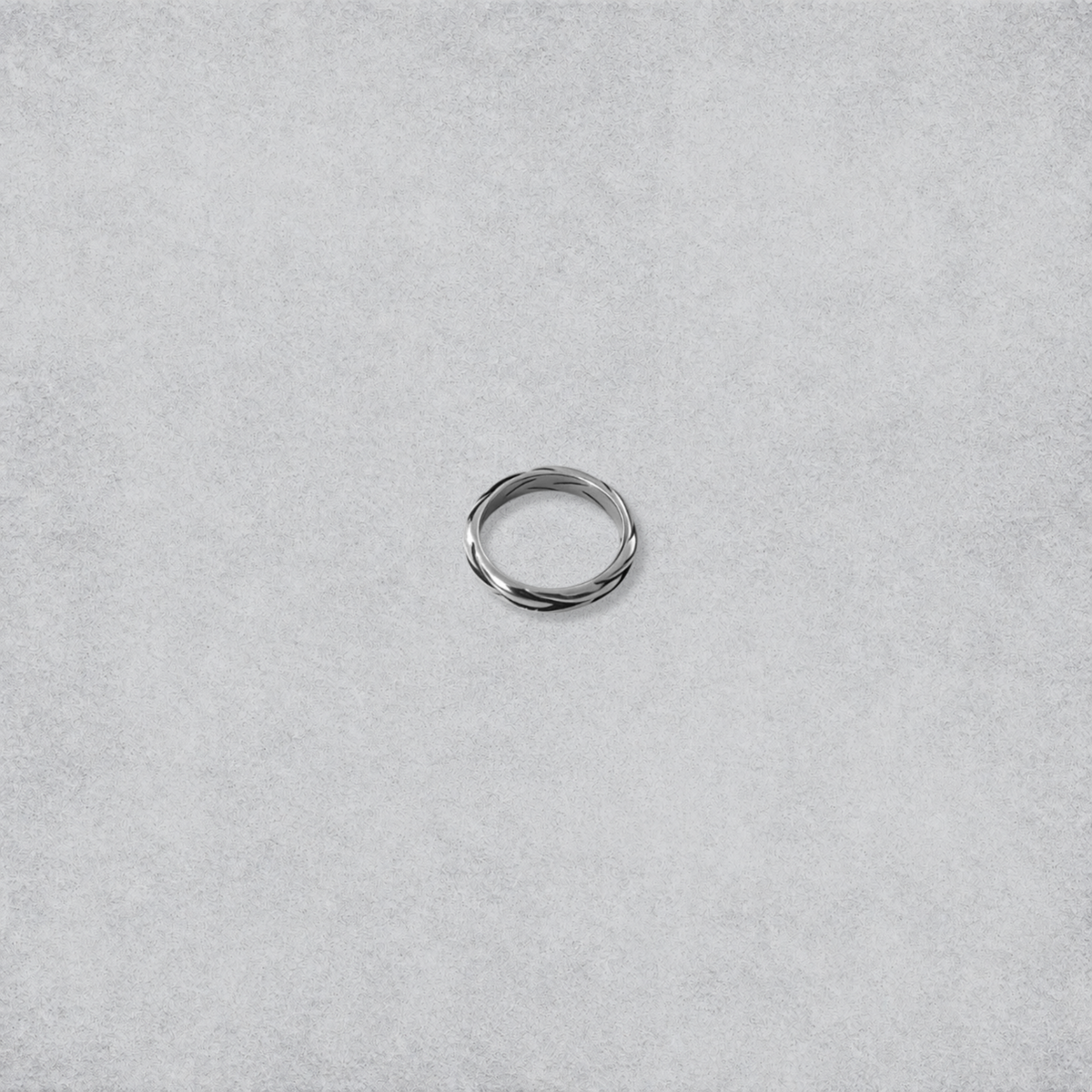 Intertwined Silver Ring | Twisted Band Ring