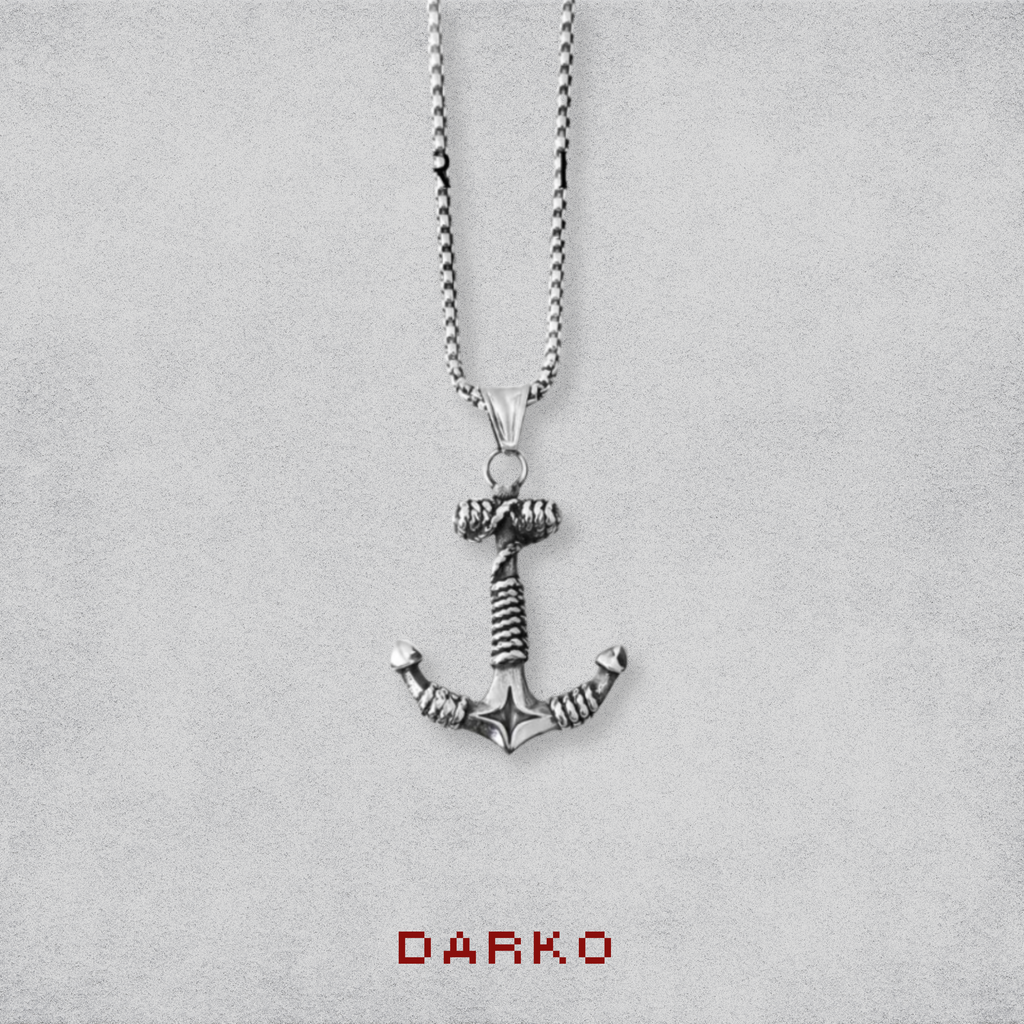Nova Anchor Pendant With Chain