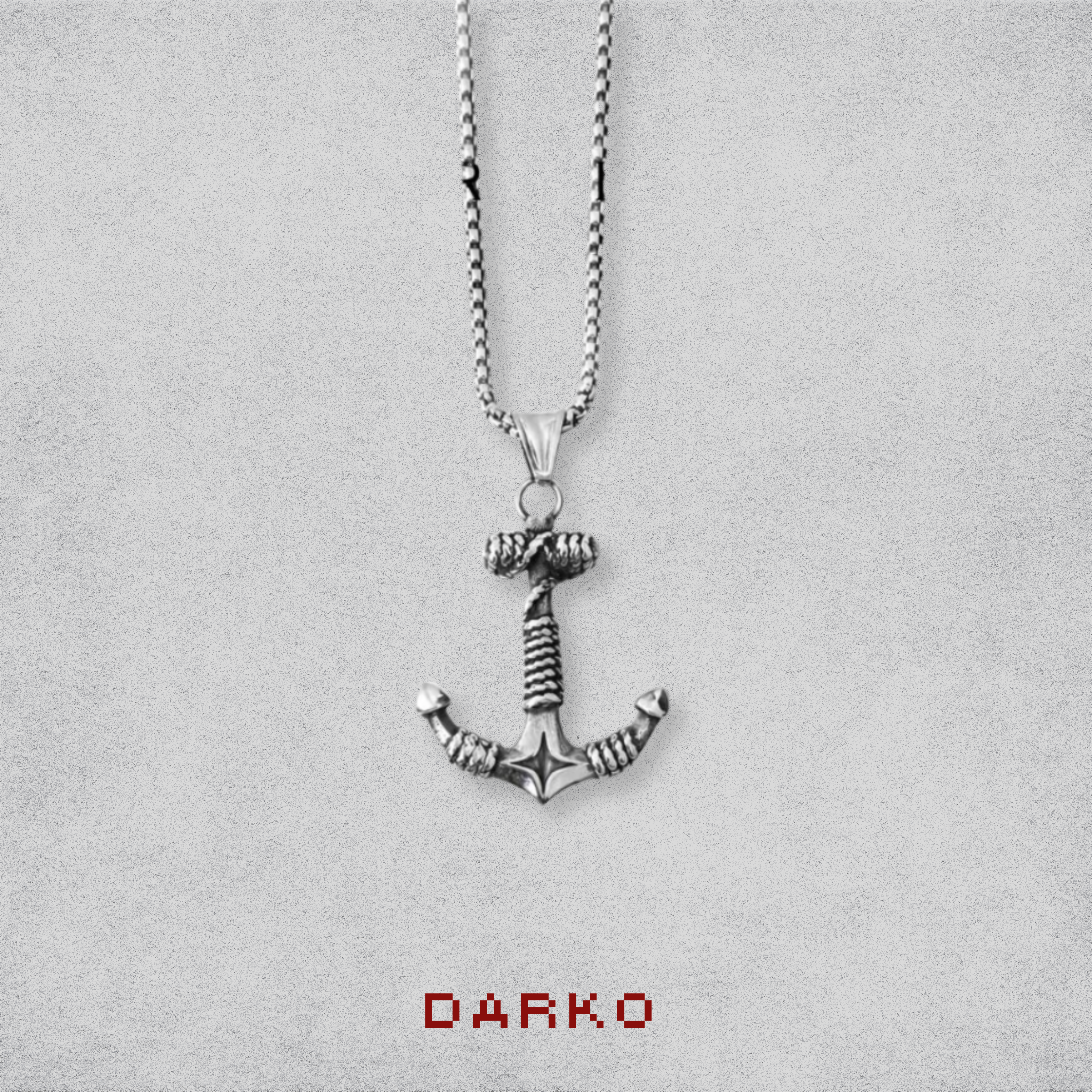 Nova Anchor Pendant With Chain