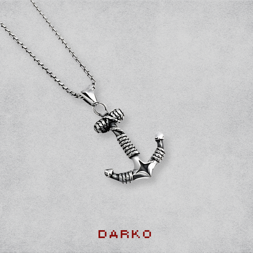 Nova Anchor Pendant With Chain